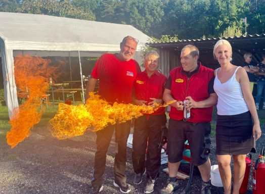 ein bisschen "Spielerei" mit dem Feuer